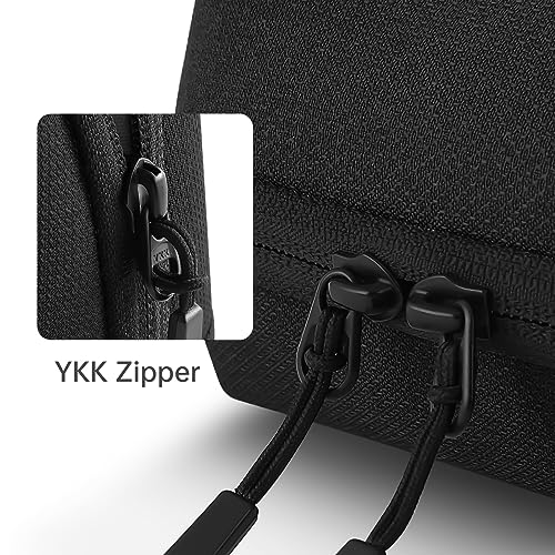 simtoper Electronic Organizer Travel Case Bag for Cables, Switch, SD card, Passport and More – Ultimate Protection & Portability Waterproof (Black)