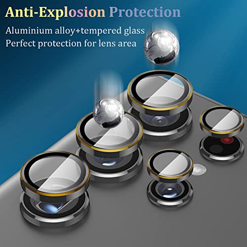 Kanosan Compatible for Samsung Galaxy S24 Plus Privacy Screen Protector Tempered Glass with Camera Lens Protector Anti-Spy Screen Cover (2+2 Pack)