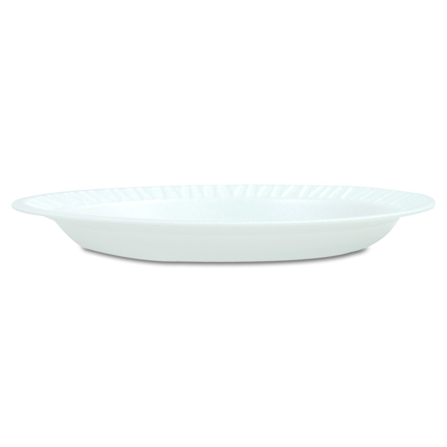 Dart 6PWCR Concorde Foam Plate, 6" dia, White (Case of 1000)