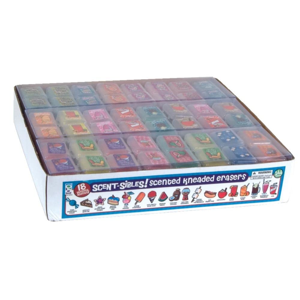 Raymond Geddes Scent-Sibles Scented Erasers For Kids (Pack of 144)