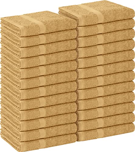 Utopia Towels Black Salon Towels, Pack of 72 (Not Bleach Proof, 16 x 27 Inches) Highly Absorbent Towels for Hand, Gym, Beauty, Spa, and Home Hair Care