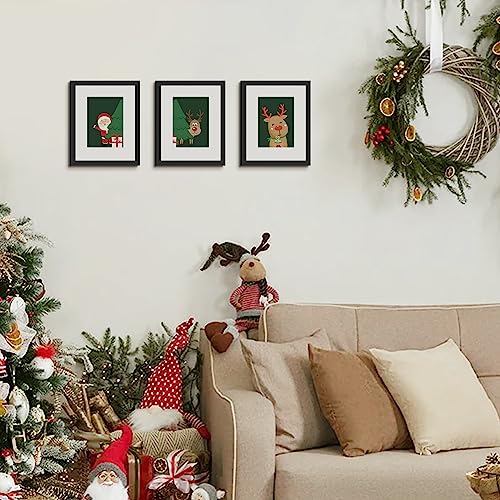 ENJOYBASICS 18x24 Picture Frame, Display Poster 16x20 with Mat or 18 x 24 Without Mat, Wall Gallery Photo Frames, White, 2 Pack