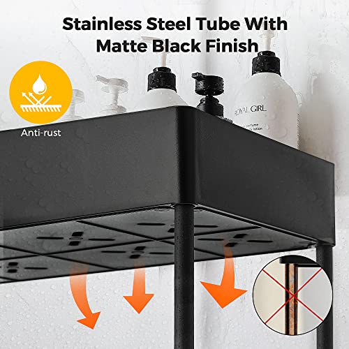 Ravinte 1 Pack Pull Out Under Sink Organizer 2 Tier Multi Purpose Sink Organizers Storage For Bathroom Kitchen Sink Storage Organizer With Hook & Hanging Cup Matte Black Sliding Cabinet Organizer