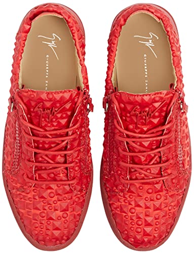 Giuseppe Zanotti, Frankie Low Top Sneakers, 8, Red