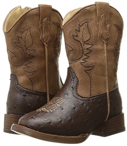 Roper Toddlers Cowboy Cool Boot, Brown, 5