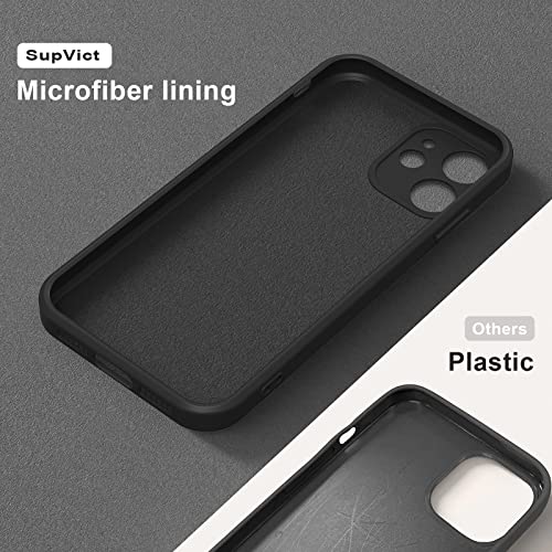 KiviCase iPhone 11 Case, Phone Case iPhone 11, Slim Fit Silicone Protective Soft Bumper Girls Women Boys Men iPhone 11 6.1" 2019 Cover, Black