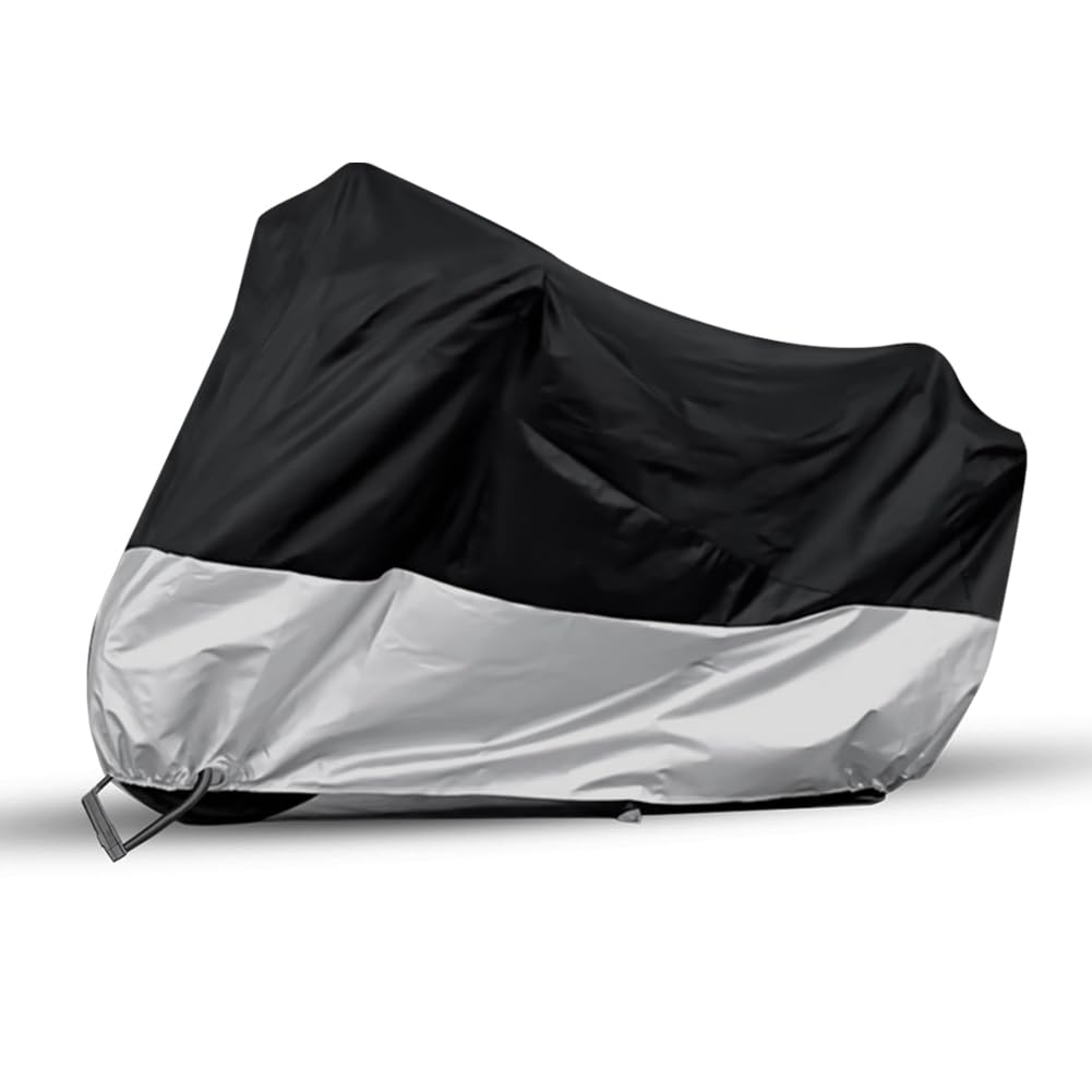 Motorcycle Covers, Motorbike Cover with Lock-Holes Motorcycles Vehicle Cover Fits Up to 97" Motorcycles Vehicle - 2XL Size