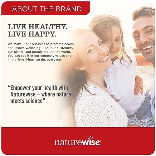 NatureWise Vitamin B12 1000 mcg - Supplement for Supporting Energy Levels, Mental Clarity, Nervous System Health - Easy-to-Swallow, Soy and Gluten-Free, Non-GMO - 60 Softgels[2-Month Supply]