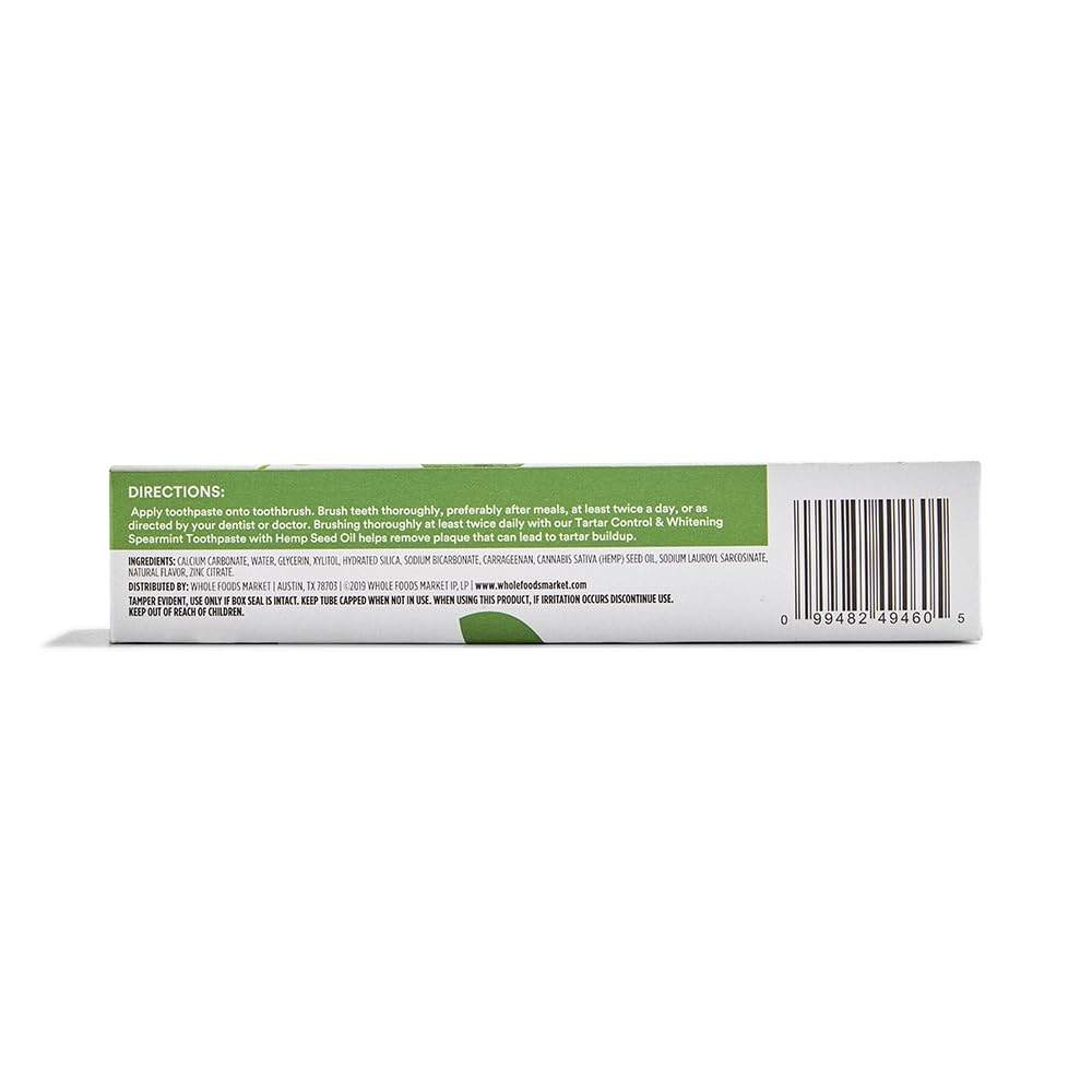 365 by Whole Foods Market, Sensitive Toothpaste with Hemp Seed Oil, 5.5 OZ