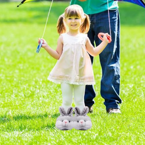 Caramella Bubble Kids Classic Bunny Slippers,Cute Animal Anti Slip House Shoes for Boy and Girl,Rabbit Slippers