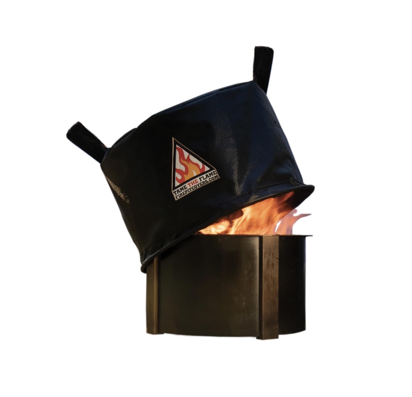 Tame the Flame Fire Pit Cover For Breeo 24, Heavy-Duty Waterproof & Fireproof Lid, Fits Round Firepits Up to 28 inches in Diameter