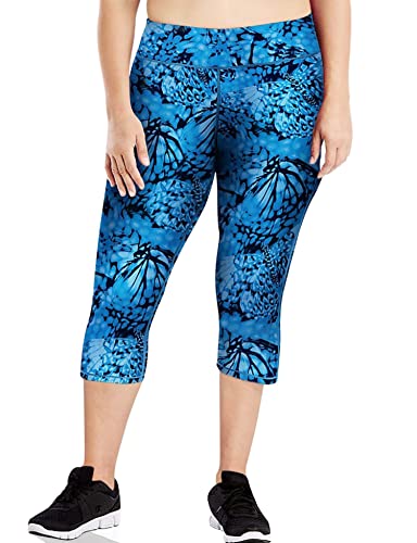 Just My Size Active Plus Size Capri Leggings, Stretch Jersey Capri Pants