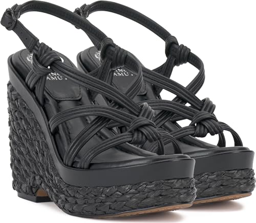 Vince Camuto Women's DELYNA Wedge Sandal, Light Elemental, 10