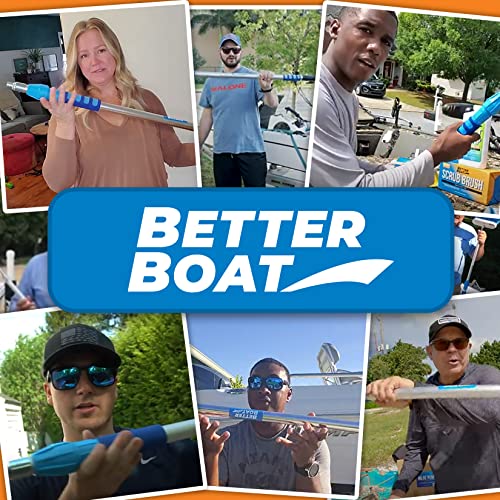 Extension Pole, Telescoping Rod, 1.8-3 ft Extendable Deck Brush Handle, Boat Hook, Painter’s Stick, 3/4" Universal End, Twist Lock, for Paint Rollers, Mops, and Long Reach Tasks