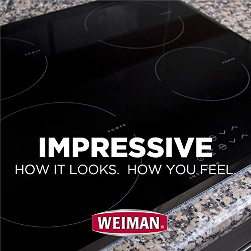 Weiman Cook Top Scrubbing Pads – Gently Clean and Remove Burned-on Food from All Smooth Top and Glass Cooktop Ranges, 3 reusable pads