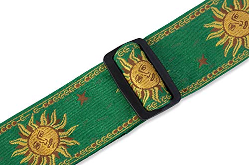 Levy's Leathers Guitar Strap (MPJG-Sun-GRN)