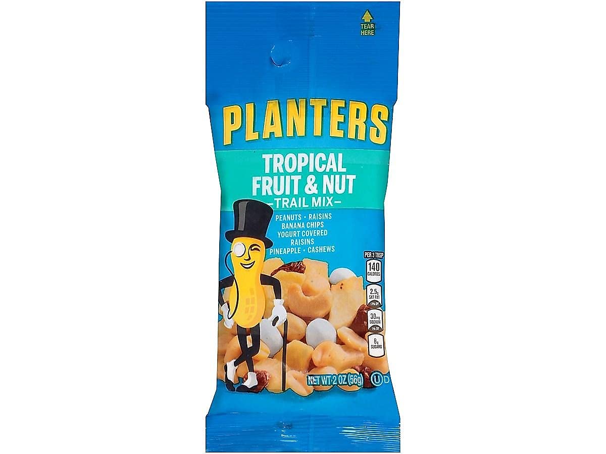 Planters 26 Trail Mix, Fruit amp; Nut, 2oz Bag, 72/Carton