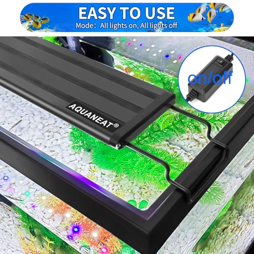 AQUANEAT LED Aquarium Light Full Spectrum for 12 Inch to 16 Inch Fish Tank Light Fresh Water