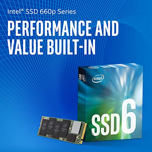 Intel 660p Series M.2 2280 512GB PCIe 3.0 x4, NVMe 3D2 QLC Internal Solid State Drive (SSD) SSDPEKNW512G8X1
