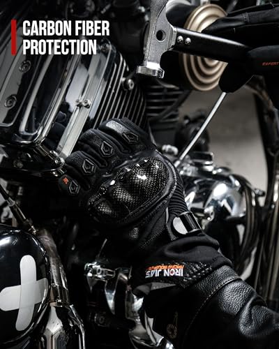 BORLENI Winter Motorcycle Gloves Waterproof Motorcycle Riding Gloves Warm Windproof Motorcycle Gloves for Men Women