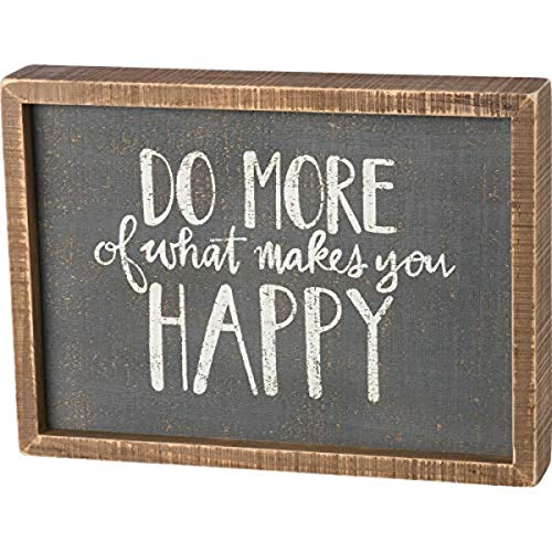 Primitives by Kathy 34365 Hand-Lettered Slat Wood Box Sign, 6 x 11-Inches, Be Brave