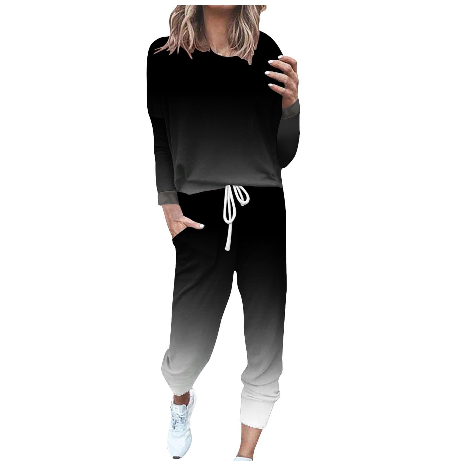 Fall Outfits for Women 2024 Sweat Set for Women Loungewear Sets Woman Womens Sets 2 Piece Outfits Sweat Suit for Women 2 Piece Set Women Two Piece Outfits Sets Comfy Sets for Women Clothing Two Piece