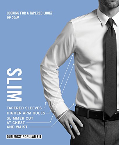 Unlisted by Kenneth Cole mens Slim Fit Checks and Stripes (Patterned) dress shirts, Sky Blue/Petrol, 14 -14.5 Neck 32 -33 Sleeve Small US