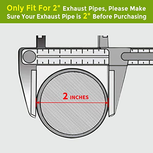 AUTOSAVER88 ATCC0016 2" Inlet/Outlet Universal Catalytic Converter with Heat Shield (EPA Compliant)