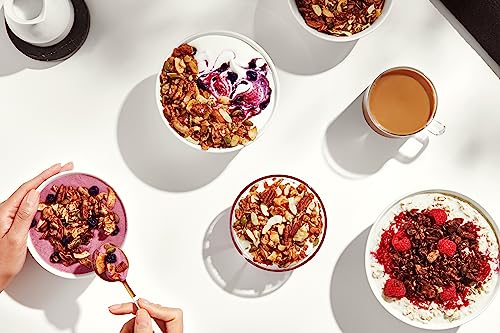 NuTrail Nut Granola Cereal, Variety Pack, No Sugar Added, Keto, Low Carb, Gluten Free, Grain Free, Healthy Breakfast 8 oz. 3 Count