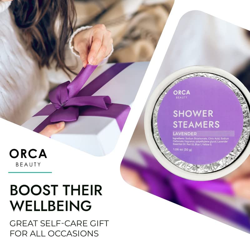 Shower Steamers Aromatherapy - Relaxation Gifts for Women, Shower Bombs, Unique Spa Gifts Shower Tablets, Stocking Stuffers for Women & Men (Variety Pack Scent 8PC)