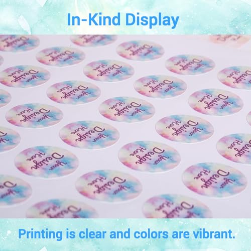 50-1000 Custom Stickers for Business Logo Customized Personalized Stickers with Any Design Image Logo Text for Small Business and Birthday Party Wedding(4x3 Inch Fancy Frame)