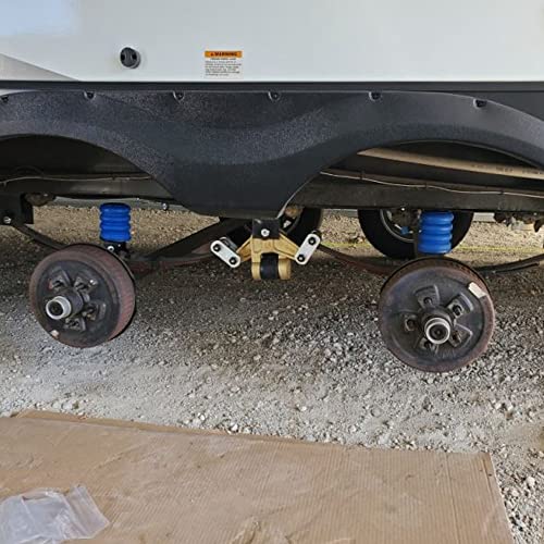 SuperSprings Trailer SumoSprings for Trailer Axle with 3000-5000 GAWR, Spring-Under Axle Configuration | 500 lb Capacity at 50% Compression | 4-Pack, Made in The USA | TSS-106-40