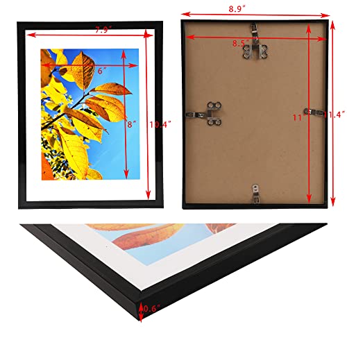 Aynoo 5x7 Picture Frame Black Thin Border Photo Frame 5x7 Picture Frames Display Pictures 5x7 Certificate Document Frame Diploma Frames for Wall,Black, 1Pack