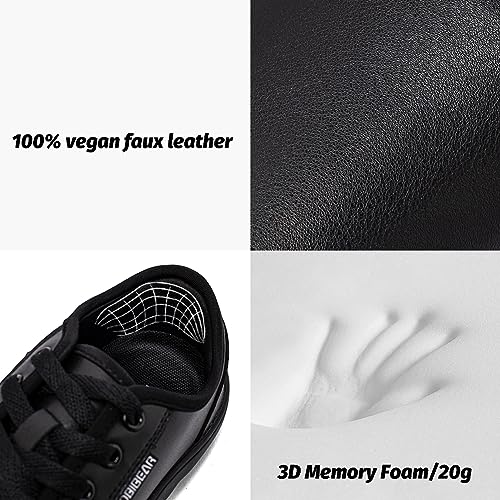 HOBIBEAR Women's Fashion Sneakers Barefoot Shoes Men Minimalist Zero Drop Sole Wide Width Casual Walking Shoes Lightweight Comfortable Brown