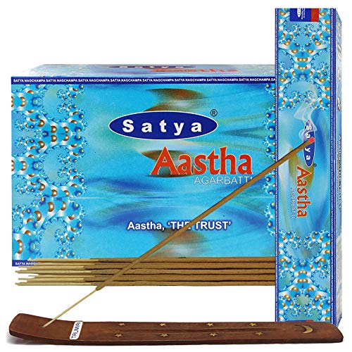 Natural Patchouli Incense Sticks and Incense Stick Holder Bundle Insence Insense Satya Incense