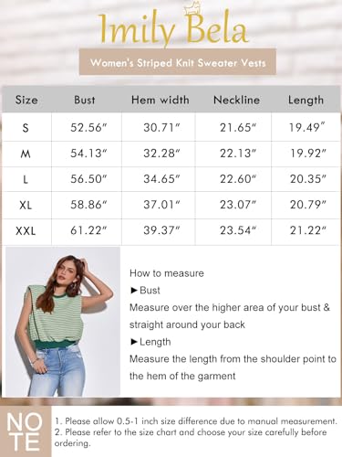 Tankaneo Women's Stripped Tank Tops Crewneck Casual Summer Sleeveless Vest with Shoulder Pads