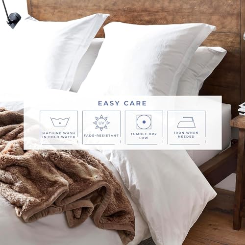 Hotel Quality White Solid Pinch Pleated Pintuck Euro Pillow Shams Set of 2 - Hypoallergenic 500-TC 100% Egyptian Cotton Decorative Pintuck European Pillow Sham (Silver, Euro 28'' x 28'')