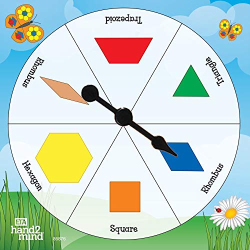 hand2mind Foam Pattern Blocks, Foam Shapes, Geometric Shapes for Kids, Pattern Play, Toddler Pattern Blocks, Shapes for Kindergarten, 3D Shapes Manipulatives, Sorting Math (Set of 100)