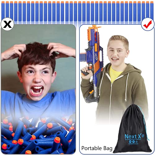 Blaster Darts, 300 Pack Refill Bullets for Nerf N-Strike Elite, Toys Foam Blasters for Boys Party Favors