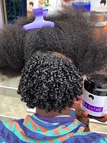 CocoBlack Naturals Curling Custard Ghana for Coily Kinky Type 4c Hair, 16 fl oz
