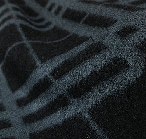 Livativ Bleu Nero Luxurious Winter Scarf for Men and Women – Large Selection of Unique Design Scarves – Super Soft Premium Cashmere Feel Red Black Grey Two-sided Stripes
