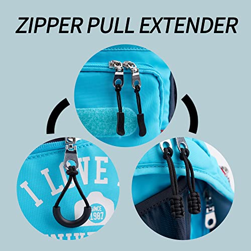 Zipper Pulls Universal Replacement Zipper Pull Zipper Tab Replacement Small Zipper Pulls for Backpack Luggage Clothes Handbag,20 Pieces