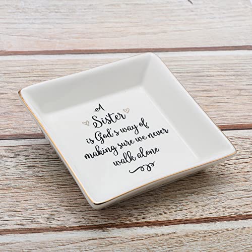 JoycuFF Trinket Dishes for Jewelry Mom Mother Birthday Christmas Gift Jewelry Tray for Rings Necklaces Bracelets Earrings to My Wonderful Mom