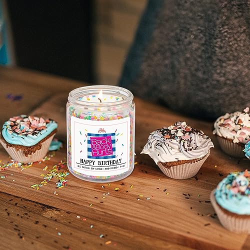 Homsolver Birthday Candles Gifts for Her and Him, Birthday Gifts for Women Men, Unique Best Friend Birthday Gift Ideas -Happy Birthday Candles