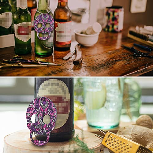 Sugar Skull Gifts for Women Men Skull Bottle Opener Party Bar Key Décor Sugar Skull Gifts for Women Gothic Themed Dia De Los Muertos Decor Gifts for Women Men Him Halloween Christmas SBO4