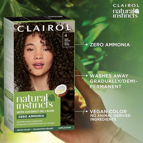 Clairol Natural Instincts Demi-Permanent Hair Dye, 5 Medium Brown Hair Color, Pack of 1