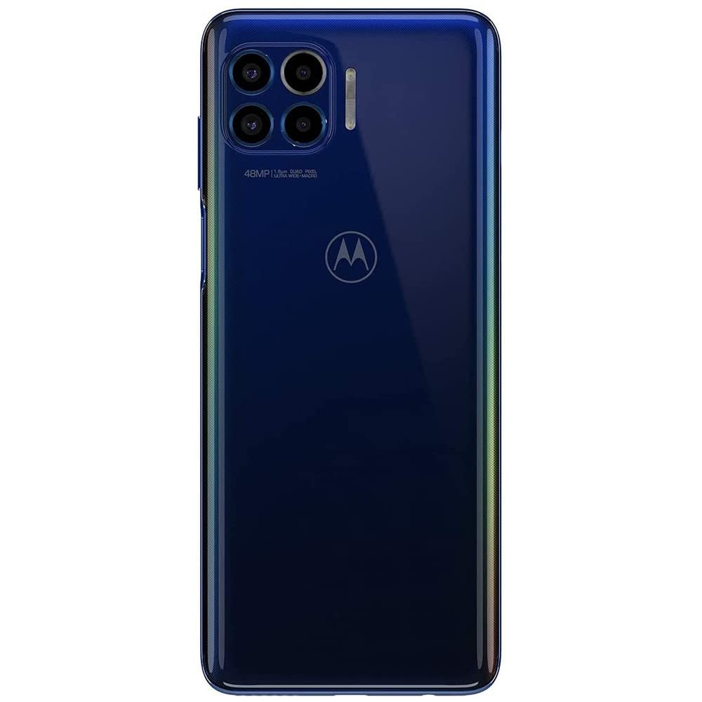 Motorola One 5G Android Unlocked 4GB RAM 128GB 48MP Camera Quad Rear Camera Blue XT2075-2 (Renewed)