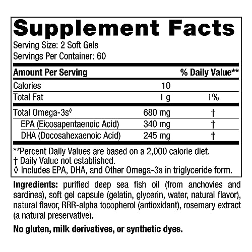 Nordic Naturals Ultimate Omega Jr., Strawberry - 120 Mini Soft Gels - 680 Total Omega-3s with EPA & DHA - Brain Health, Mood, Learning - Non-GMO - 60 Servings