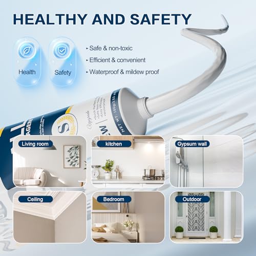 Drywall Repair Kit with Scraper, 2 Pack Spackle Wall Repair, Wall Mending Agent Easy to Fill The Holes for Home Wall, Plaster Dent Repair, Tools for Men Women, Wall Surface Hole Fill Quick