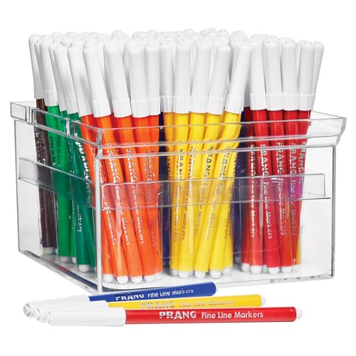 Prang® Washable Art Markers, Fine Tip, Assorted Colors, Pack of 24